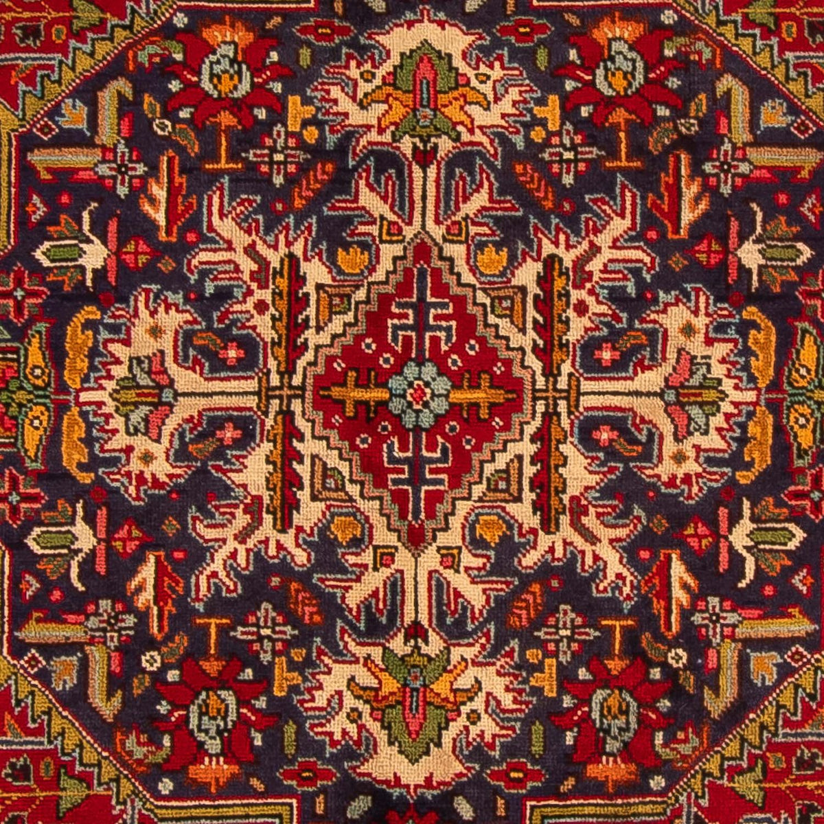 Persisk tæppe - Tabriz - 295 x 200 cm - lysrød