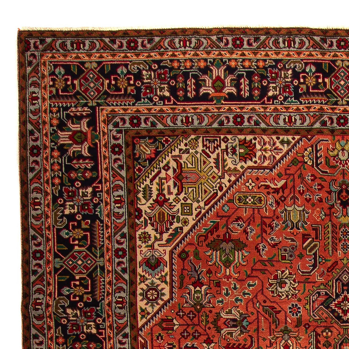 Persisk tæppe - Tabriz - 295 x 195 cm - lysrød