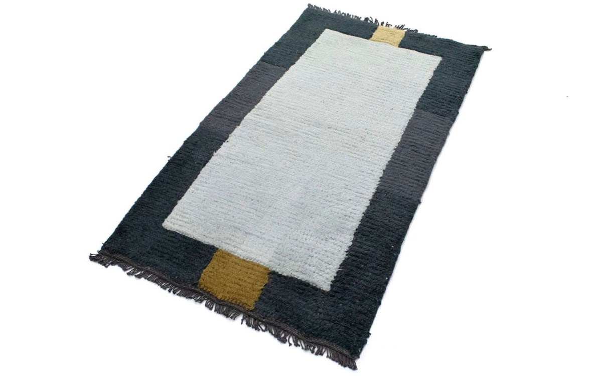 Nepal Tæppe - 140 x 70 cm - lyseblå