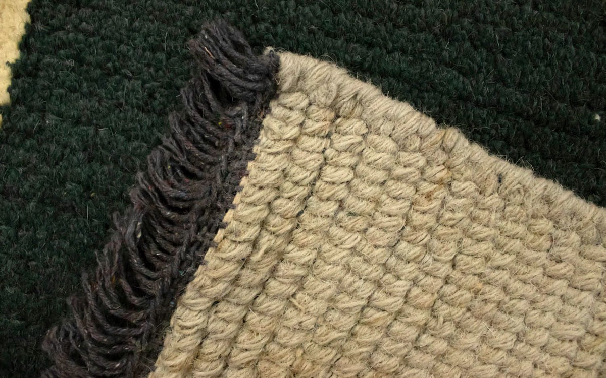 Nepal Tæppe - 140 x 70 cm - grøn