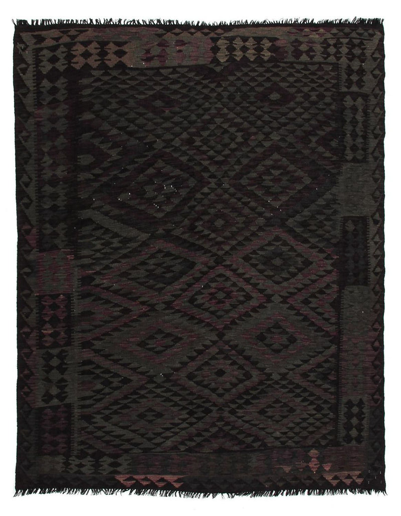 Kelim Carpet - Splash - 212 x 162 cm - flerfarvet