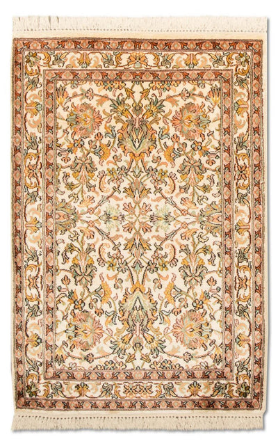 Kashmirsilke Tæppe 62x95cm - Orientalsk tæppe
