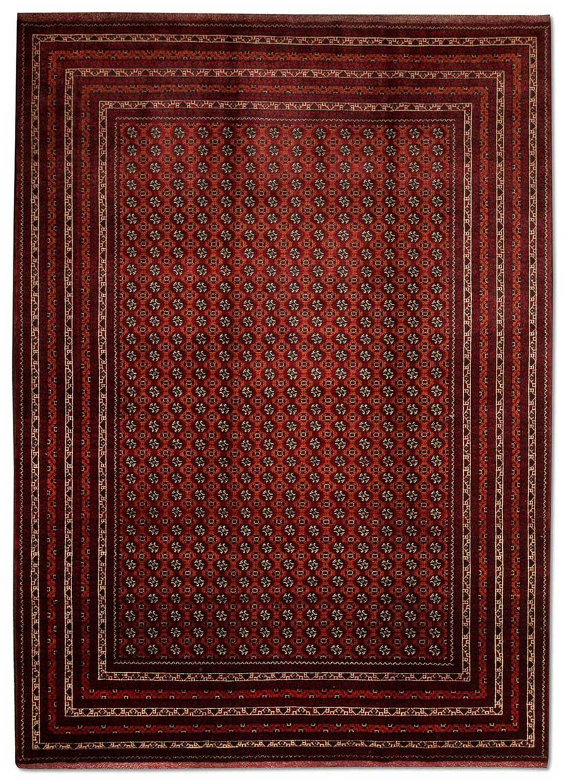 Afghansk tæppe - Bukhara - 293 x 201 cm - rød