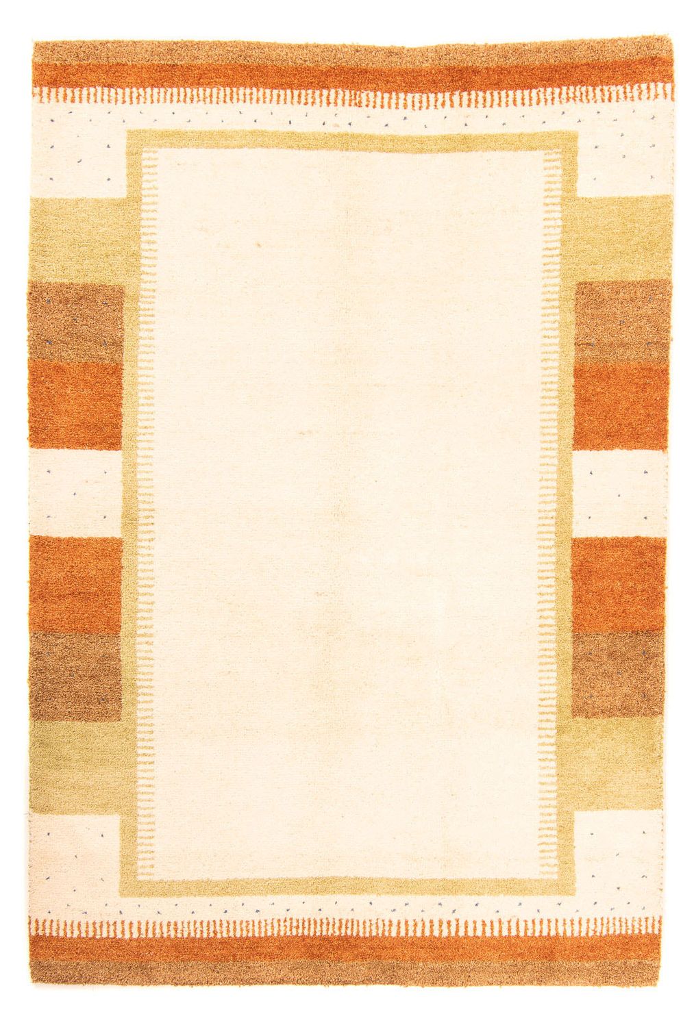 Gabbeh-tæppe - Indus - 203 x 139 cm - beige
