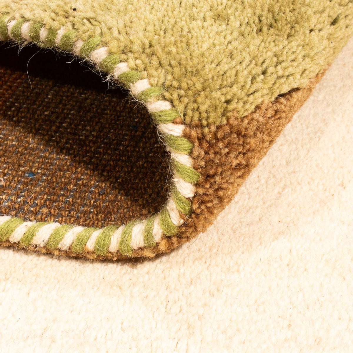 Gabbeh-tæppe - Indus - 203 x 139 cm - beige