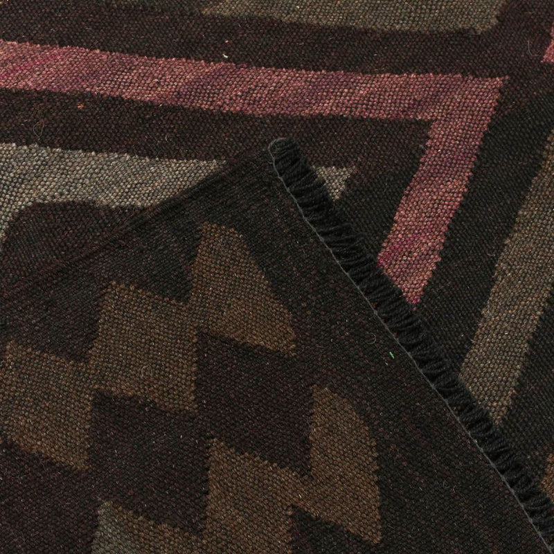 Kelim Carpet - Splash - 240 x 166 cm - sort