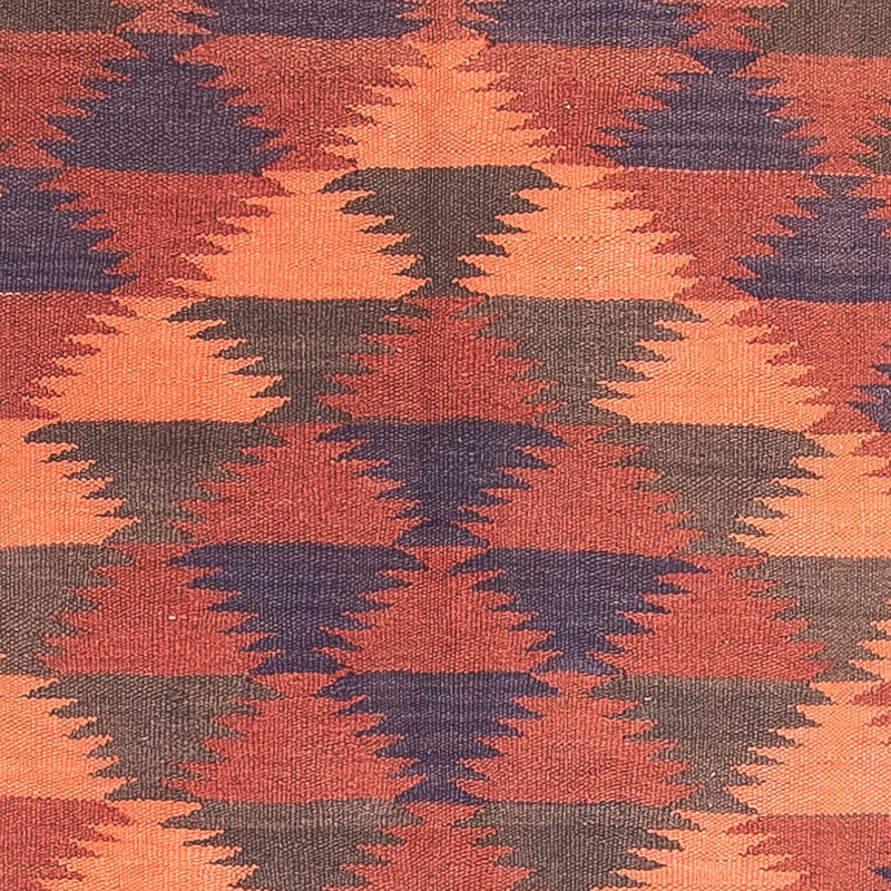 Løber Kelim-tæppe - gammelt - 450 x 130 cm - brun