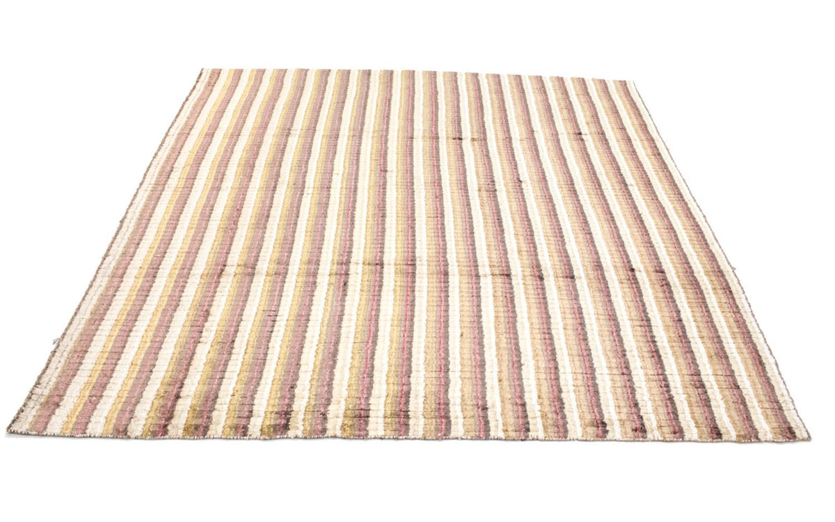 Viskose tæppe firkantet - 200 x 200 cm - flerfarvet