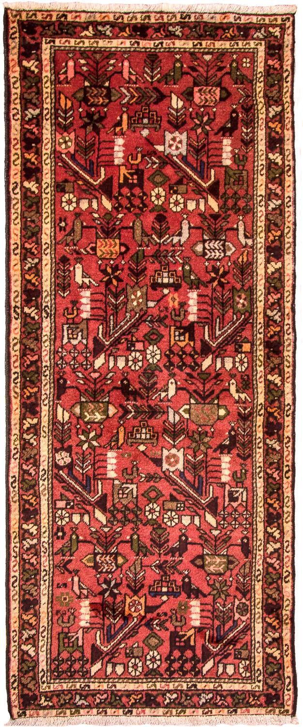 Løber Persisk tæppe - Nomadisk - 200 x 83 cm - rød