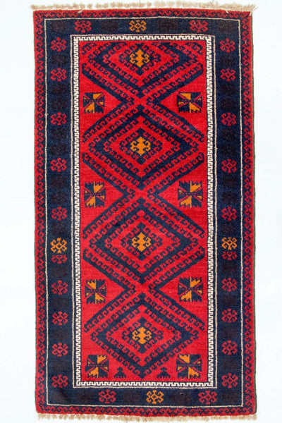 Baluch-tæppe 67x135cm - Orientalsk tæppe