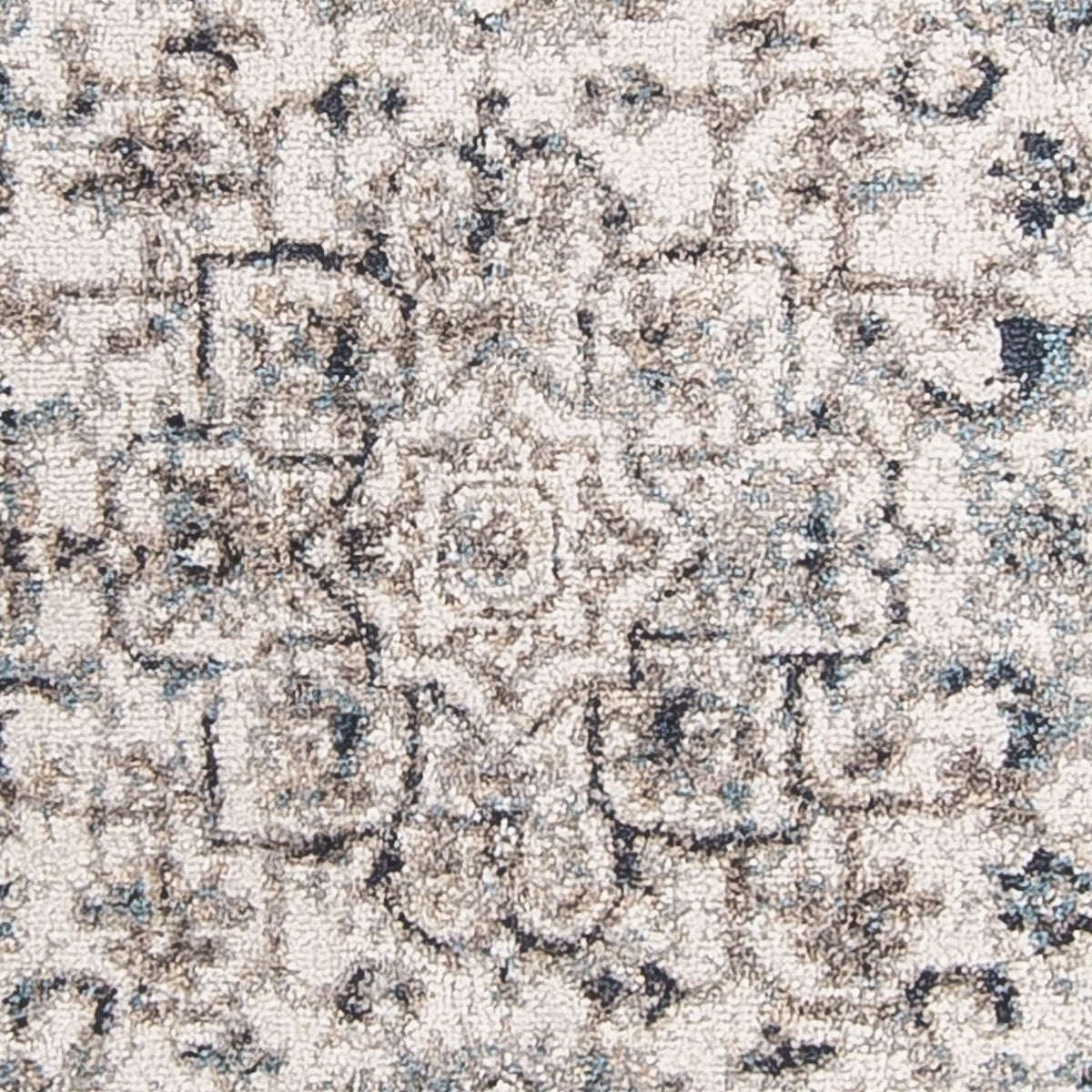 Moderne tæppe - 150 x 75 cm - sølv
