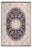 Orientalsk tæppe - Nain - Indus - 196 x 134 cm - mørkeblå