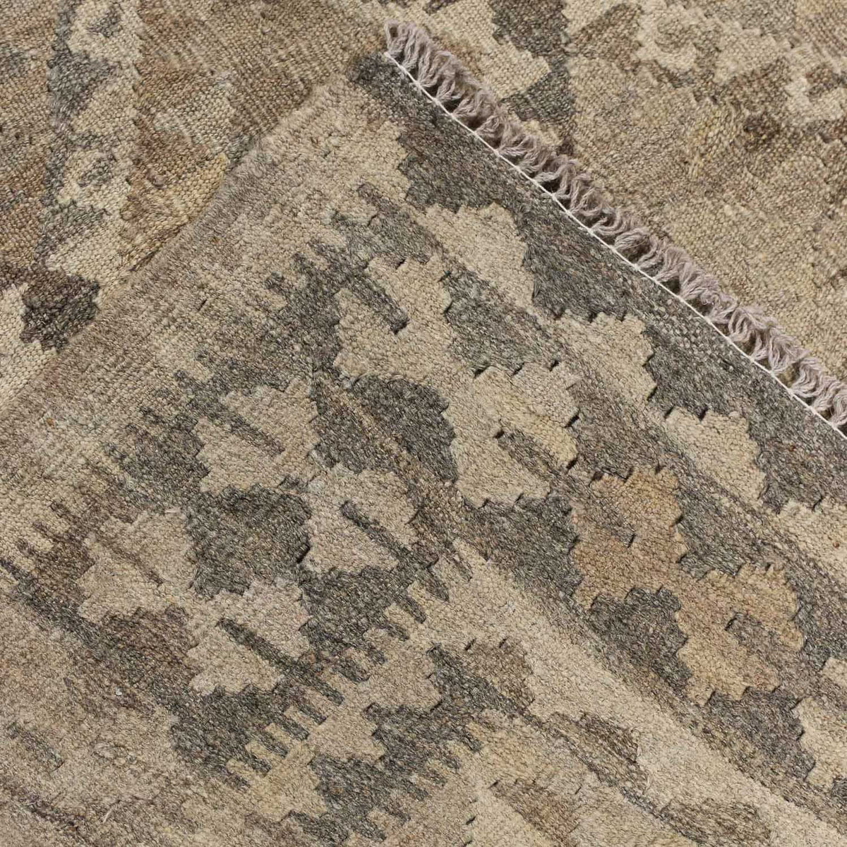 Kelim Carpet - Splash - 196 x 162 cm - flerfarvet