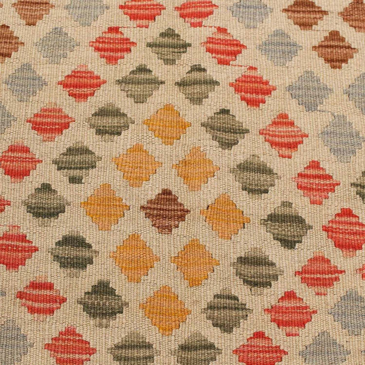 Løber Kelim Carpet - Splash - 198 x 97 cm - flerfarvet