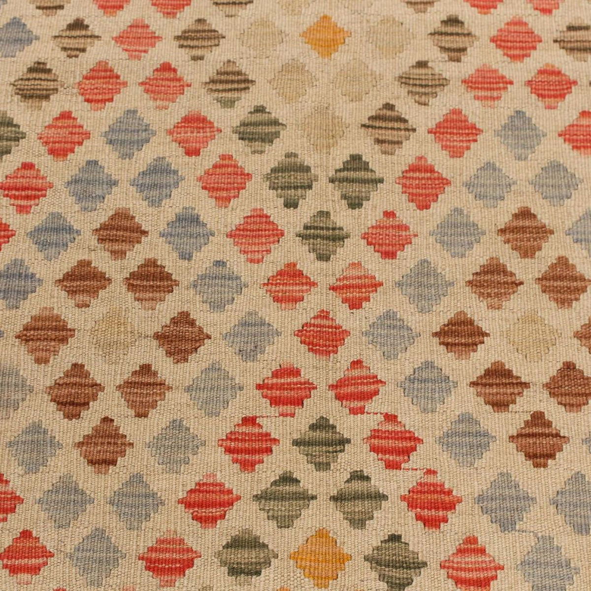Løber Kelim Carpet - Splash - 198 x 97 cm - flerfarvet