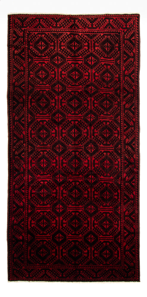 Persisk tæppe - Nomadisk - 335 x 167 cm - rød