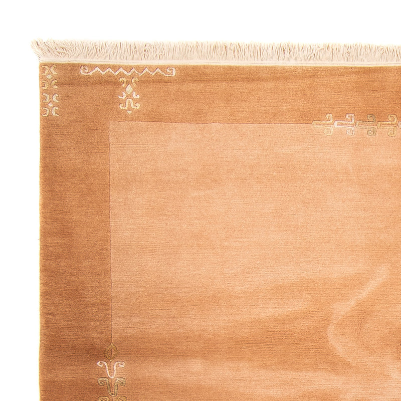 Nepal Tæppe - 250 x 200 cm - laks