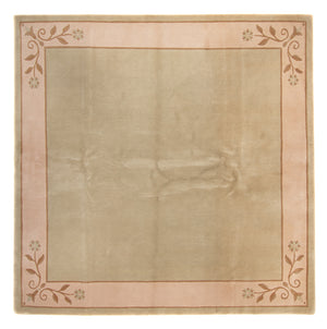 Nepal Tæppe - Royal firkantet  - 250 x 250 cm - olivengrøn