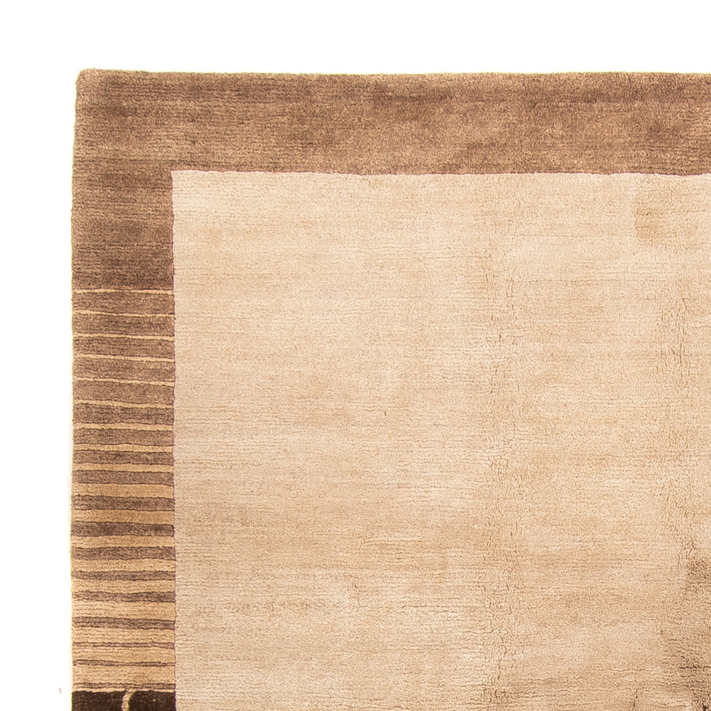 Nepal Tæppe - Royal firkantet  - 204 x 198 cm - beige