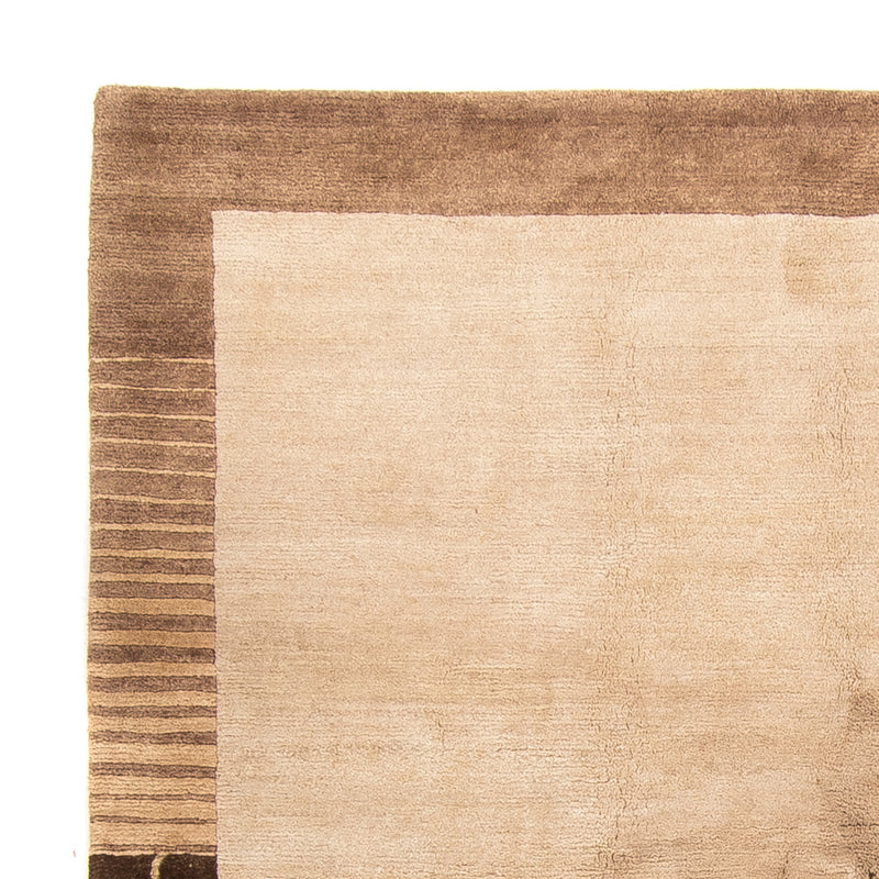 Nepal Tæppe - Royal firkantet  - 204 x 198 cm - beige