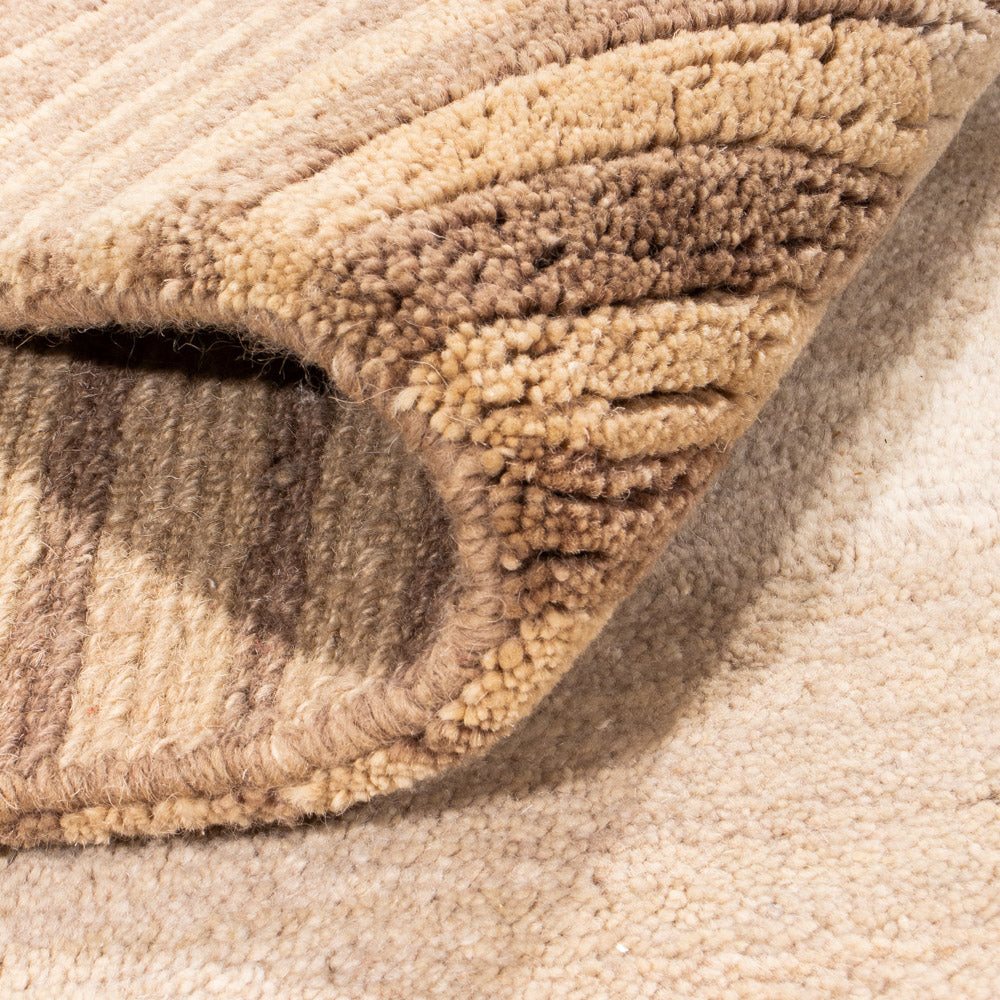 Nepal Tæppe - Royal firkantet  - 204 x 198 cm - beige