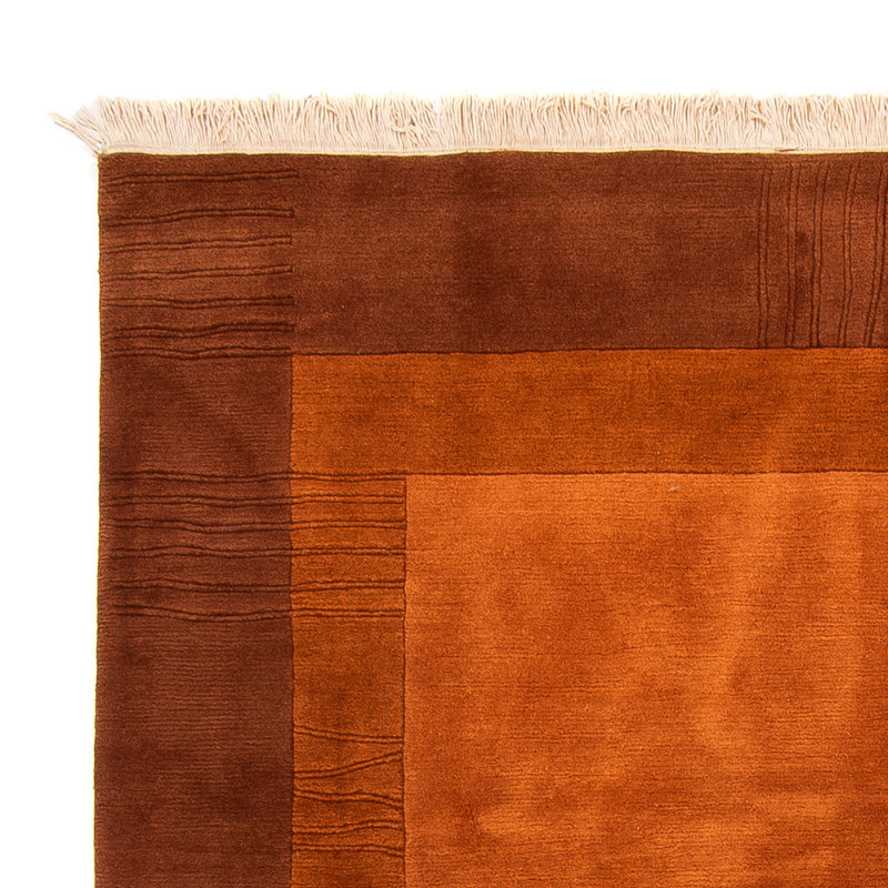 Nepal Tæppe - Royal firkantet  - 205 x 203 cm - brun