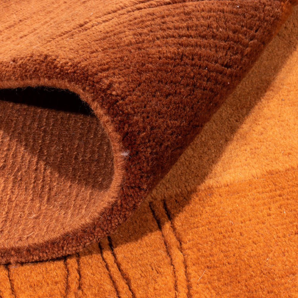 Nepal Tæppe - Royal firkantet  - 205 x 203 cm - brun