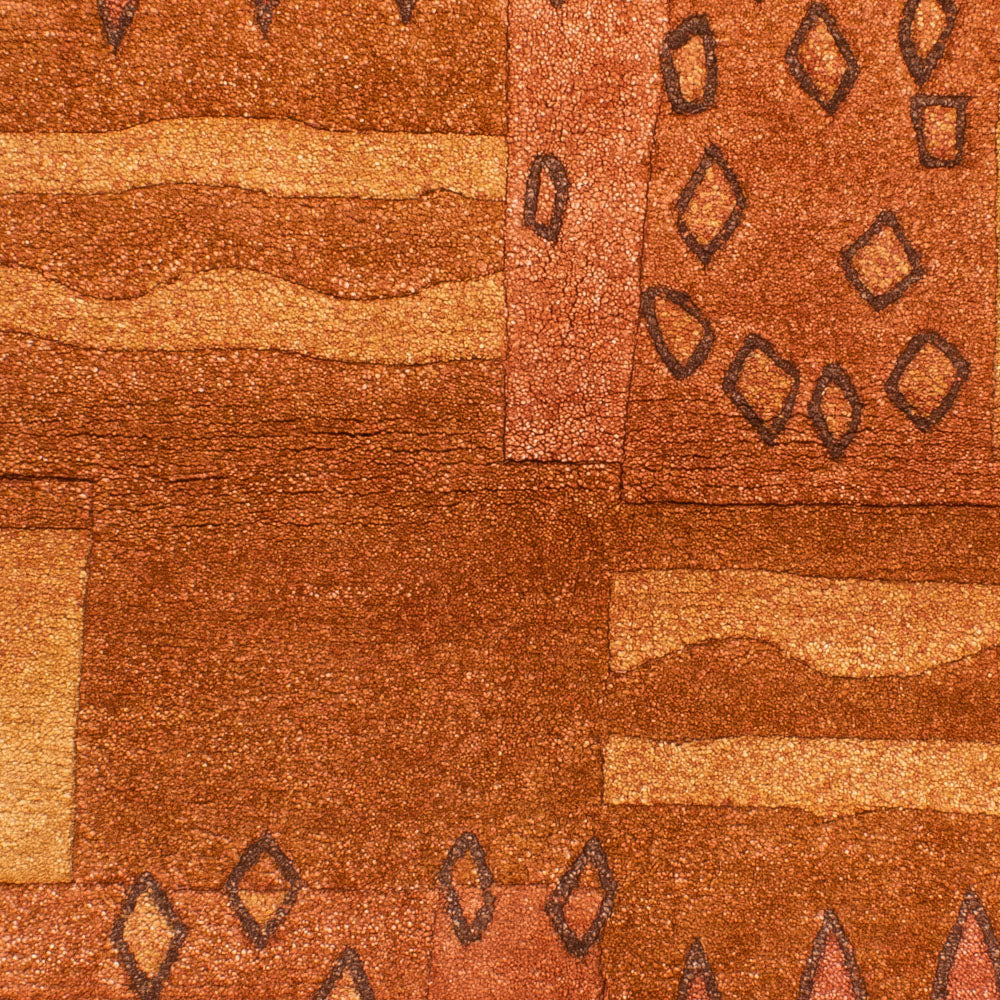 Nepal Tæppe - 183 x 120 cm - brun