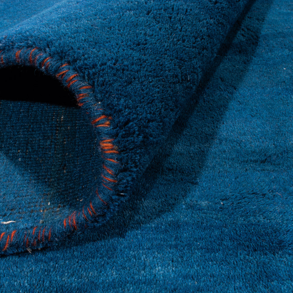 Gabbeh-tæppe - Indus firkantet - 261 x 246 cm - mørkeblå