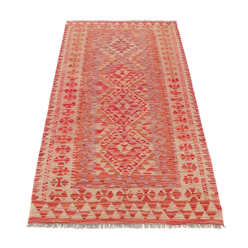 Løber Kelim Carpet - Splash - 185 x 101 cm - flerfarvet