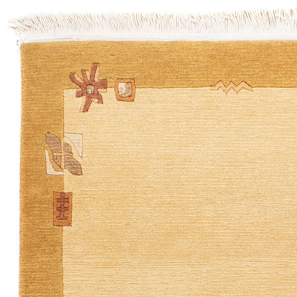 Nepal Tæppe - Royal - 144 x 74 cm - beige