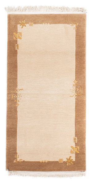 Nepal Tæppe - Royal - 139 x 72 cm - beige
