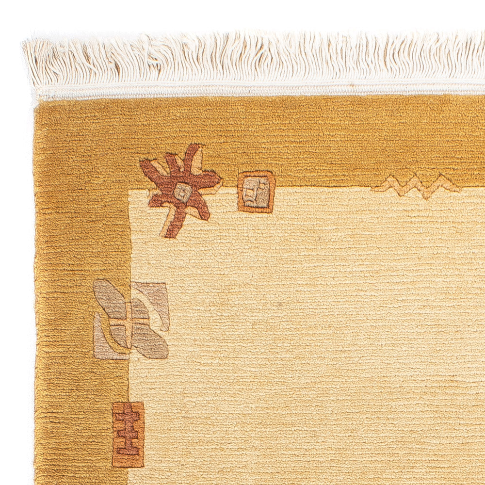 Nepal Tæppe - Royal - 139 x 71 cm - beige