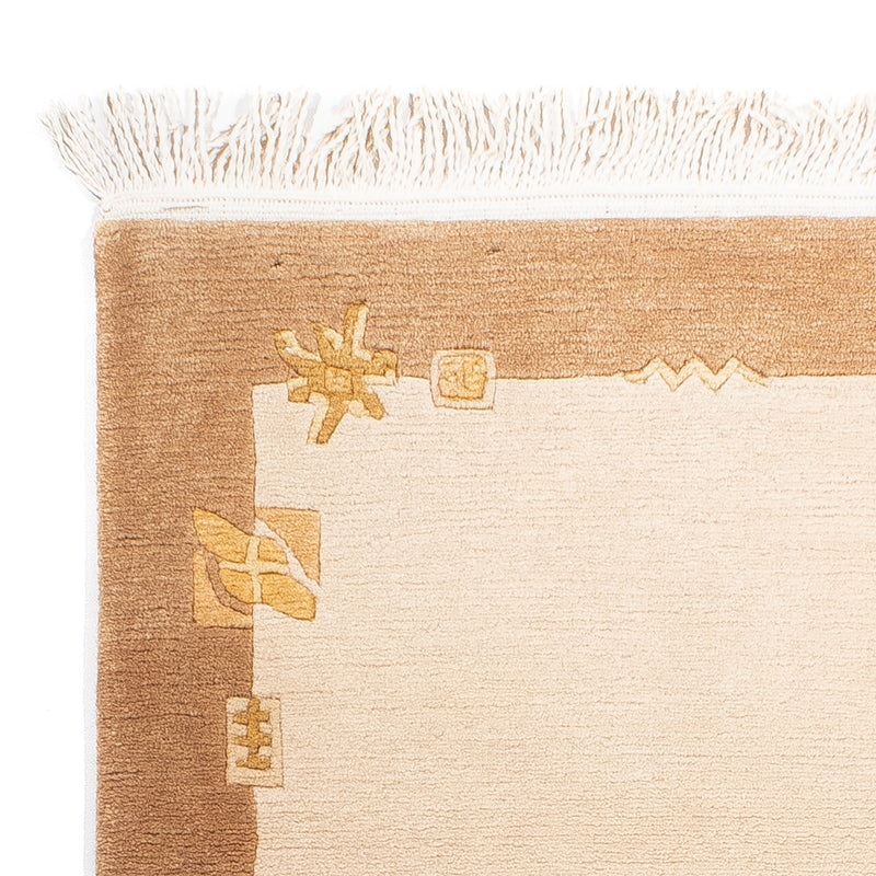 Nepal Tæppe - Royal - 144 x 71 cm - beige