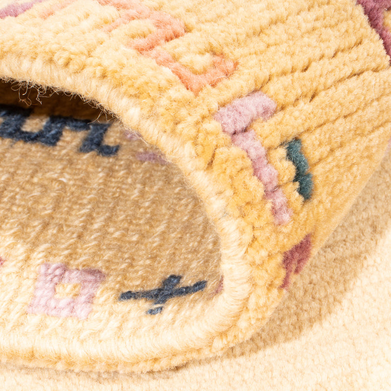 Nepal Tæppe - Royal - 140 x 74 cm - guld