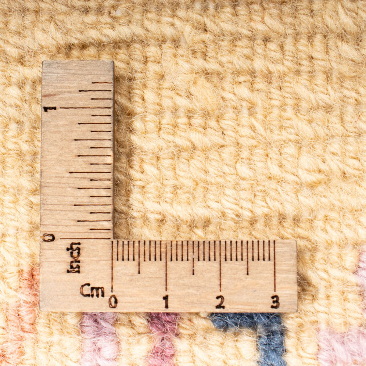 Nepal Tæppe - Royal - 140 x 74 cm - guld