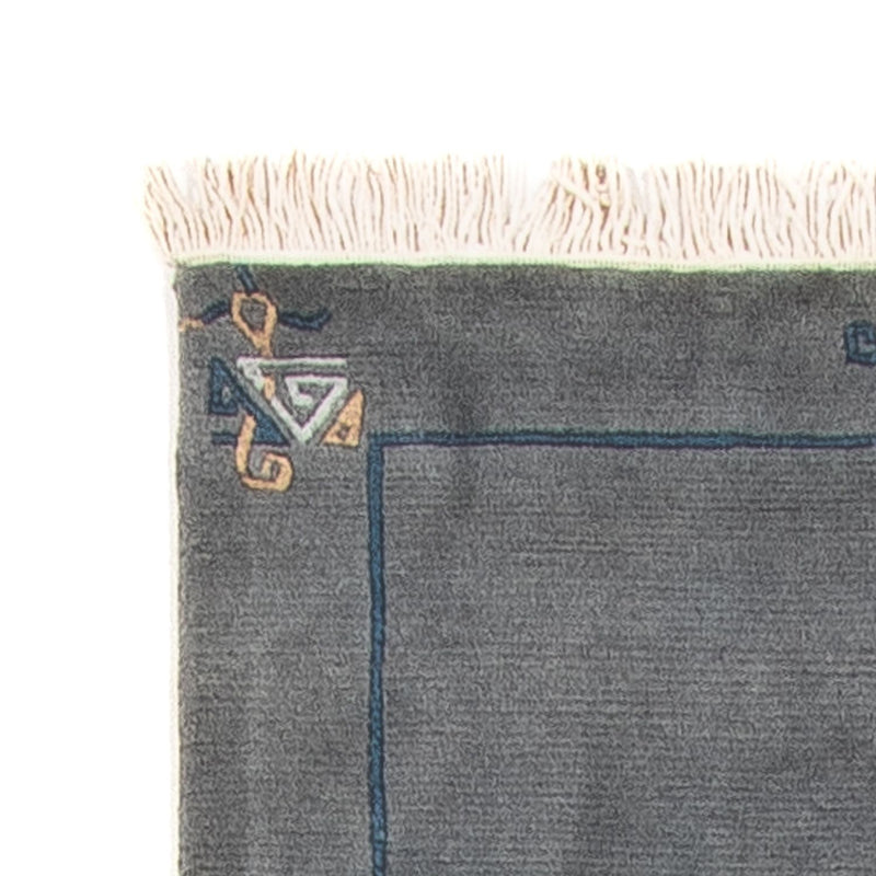 Løber Nepal Tæppe - 330 x 71 cm - blå