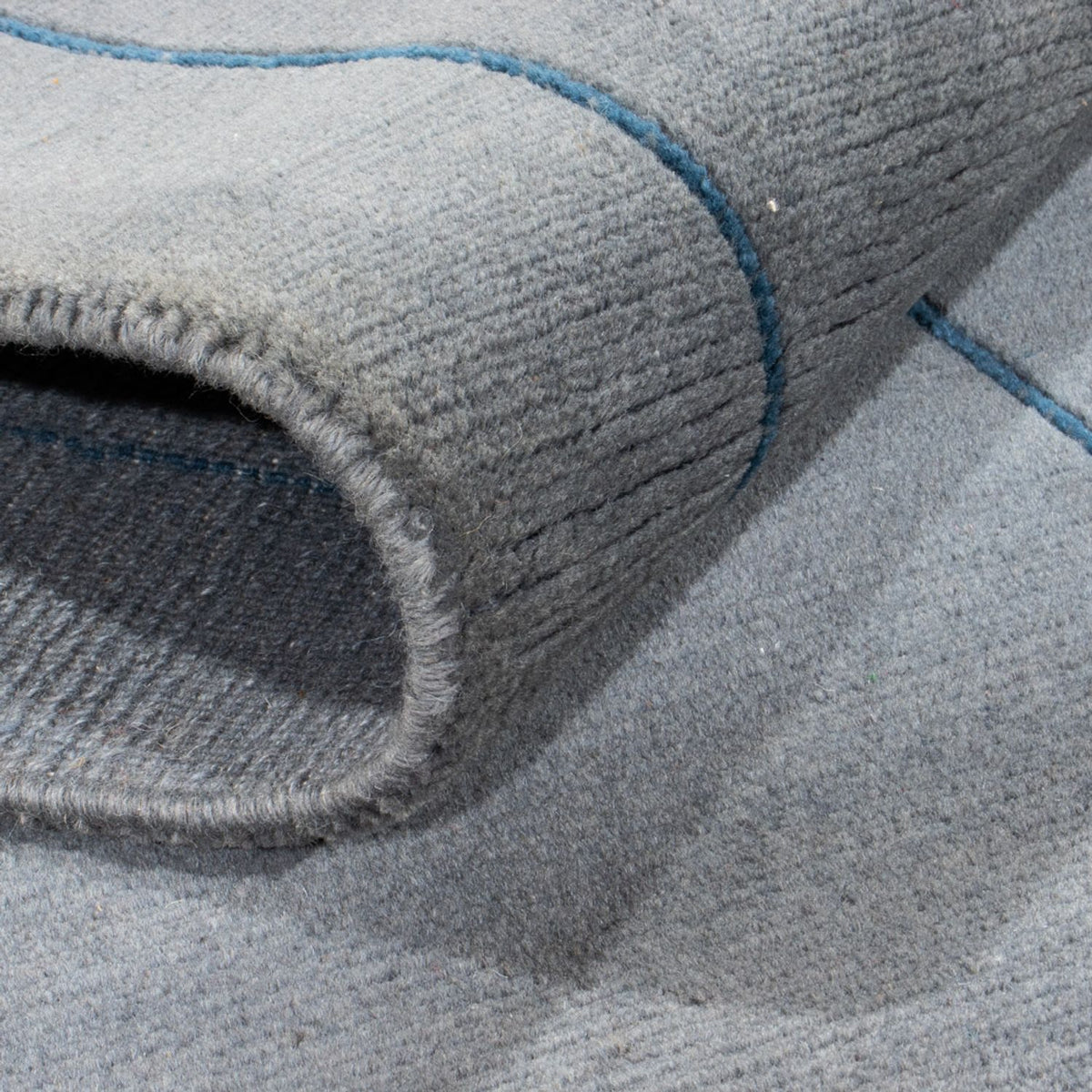 Løber Nepal Tæppe - 330 x 71 cm - blå