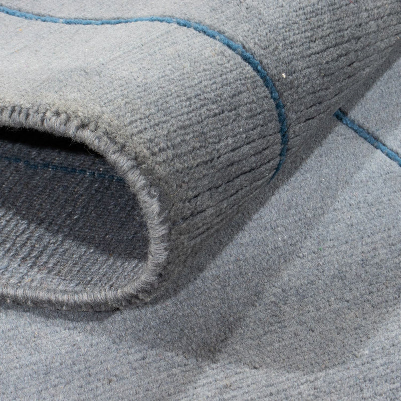 Løber Nepal Tæppe - 330 x 71 cm - blå