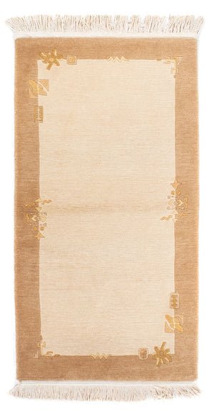 Nepal Tæppe - Royal - 137 x 71 cm - beige