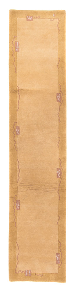 Løber Nepal Tæppe - 333 x 74 cm - beige