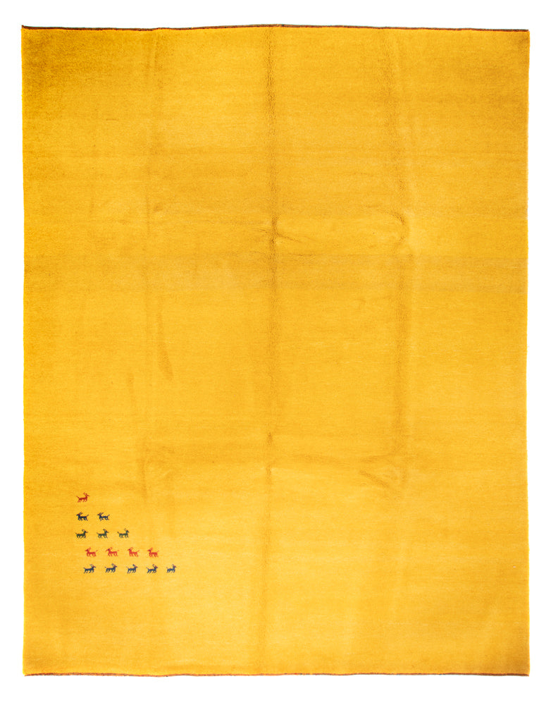 Gabbeh-tæppe - Indus - 385 x 295 cm - guld