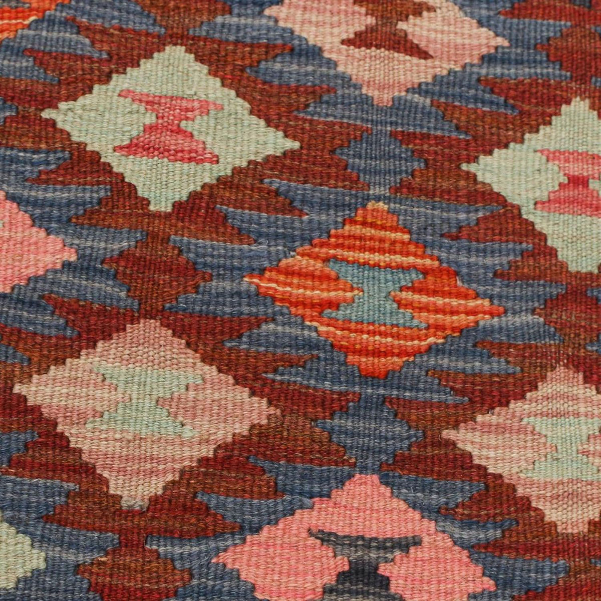 Kelim Carpet - Splash - 185 x 126 cm - flerfarvet