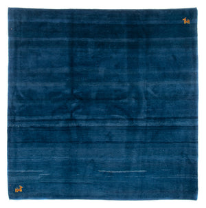 Gabbeh-tæppe - Indus firkantet  - 255 x 250 cm - blå