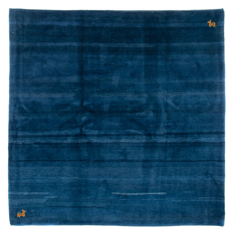 Gabbeh-tæppe - Indus firkantet  - 255 x 250 cm - blå