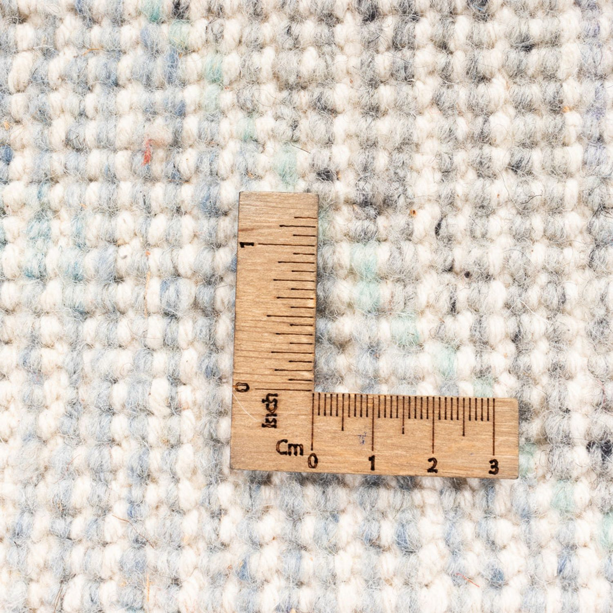 Nepal Tæppe rundt - 200 x 200 cm - grå