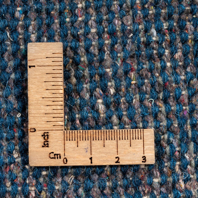 Gabbeh-tæppe - Indus rundt  - 190 x 190 cm - blå