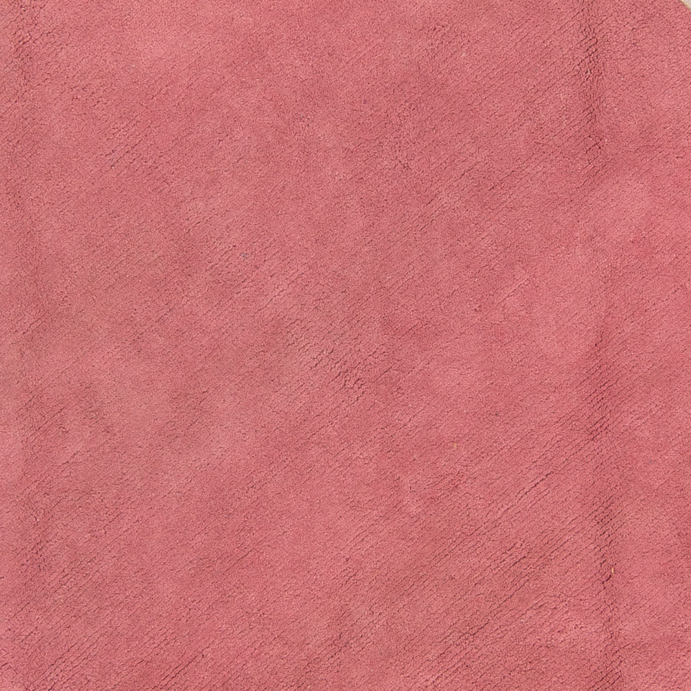 Nepal Tæppe rundt  - 197 x 197 cm - fuchsia