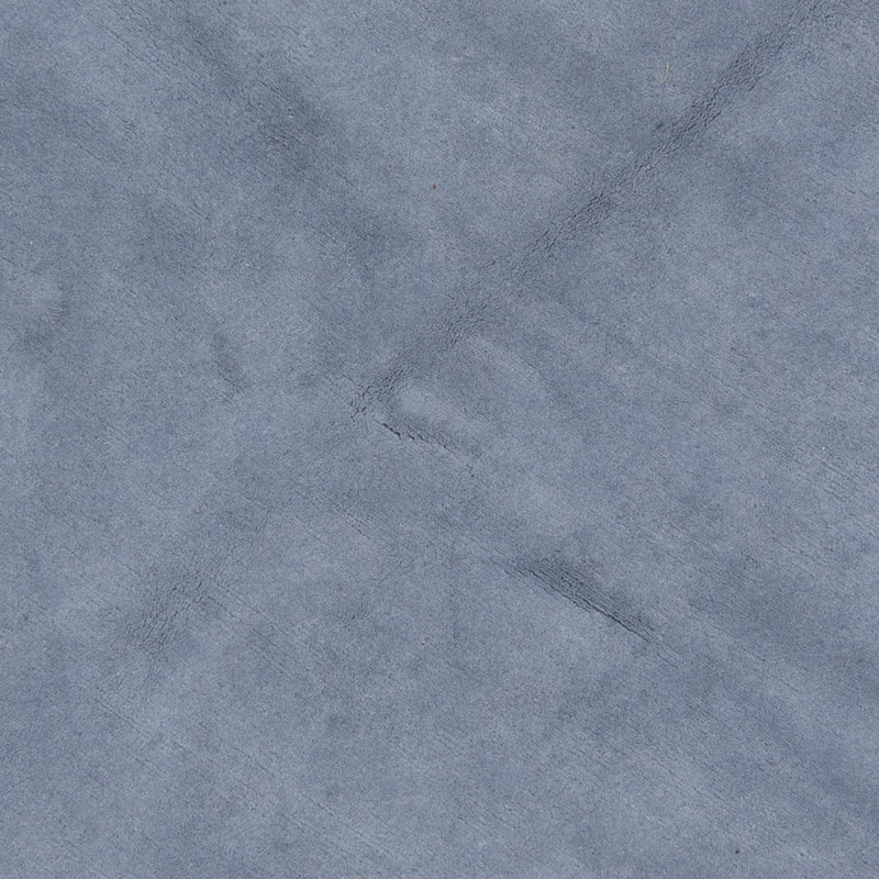 Nepal Tæppe rundt  - 197 x 197 cm - blå