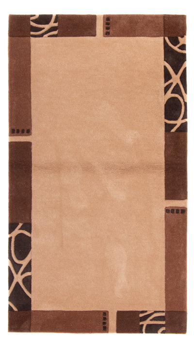 Tæppe 90x160cm - Uldtæppe - brun